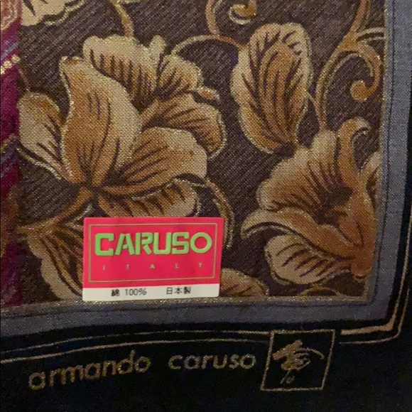 Armando Caruso 💯% Cotton Women’s Handkerchief - Picture 2 of 3